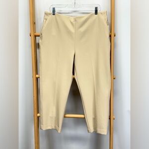 RACHEL ZOE Beige skinny crop pants size 14